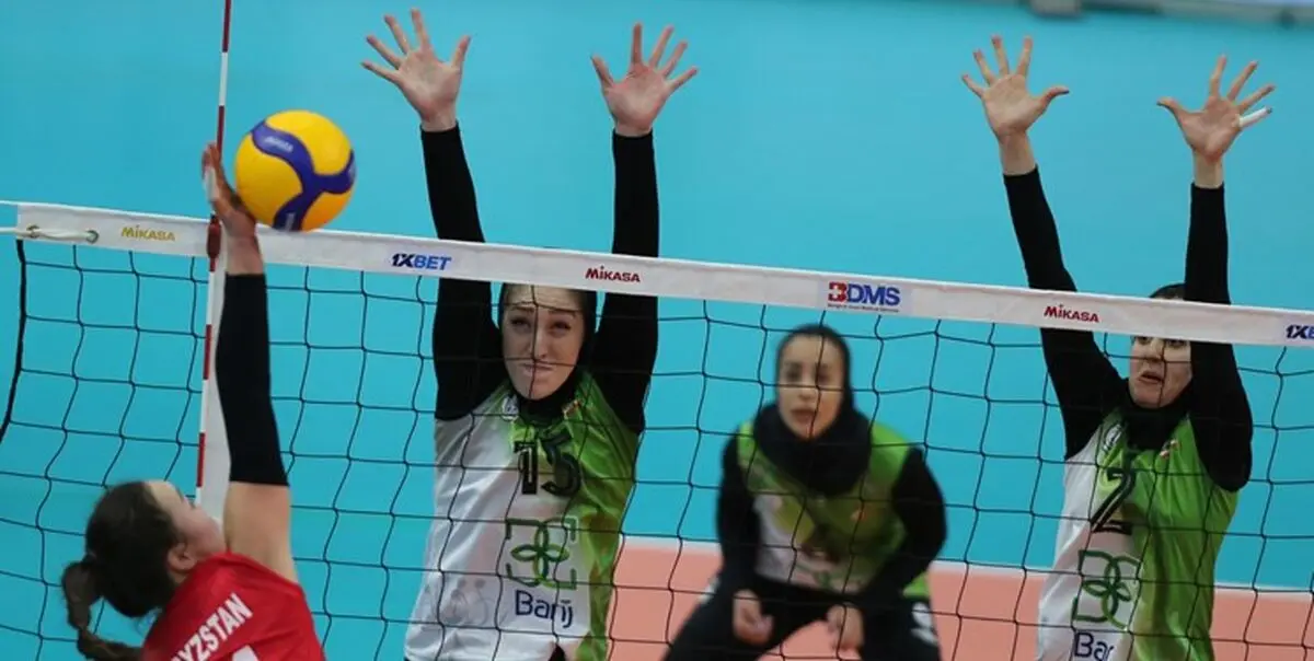 پیروزی والیبال زنان ایران در اولین مسابقه قهرمانی باشگاه‌های آسیا

