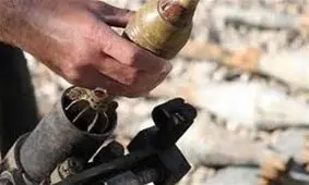 کشف ۲ خمپاره ۸۰ میلی متری دوران دفاع مقدس در چوار