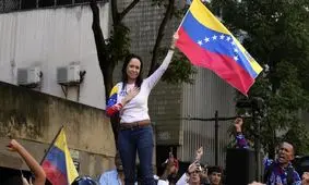 لحظه اعلام برنده شدن جایزه صلح نوبل ۲۰۲۵ توسط ماریا کورینا ماچادو رهبر اپوزیسیون ونزوئلا/ ویدئو

