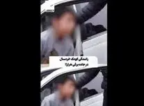 رانندگی پسر خردسال در جاده برفی هرازه/ پدر کودک: داشتم یادش می دادم/ ویدئو 