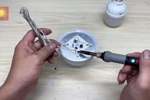 نحوه تعمیر لامپ های LED سوخته با کمک یک خودکار/ ویدئو