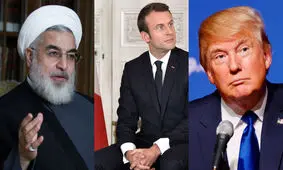 افشای ویدیوی تلاش مکرون برای ملاقات و یا تماس تلفنی ترامپ و روحانی در شهریور 1398