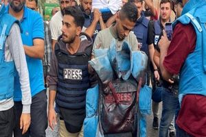 حمله پهپادی اسرائیل به خبرنگاران در نوار غزه

