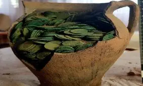کشف اتفاقی یک گنجینۀ زنگ‌زده‌!