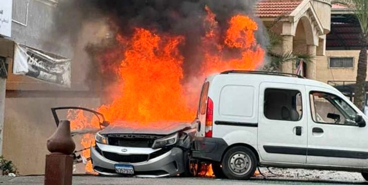 حمله پهپادی اسرائیل به یک خودرو در جنوب لبنان/ ویدئو

