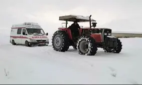 امداد رسانی به ۸ مادر باردار در کولاک و برف کردستان