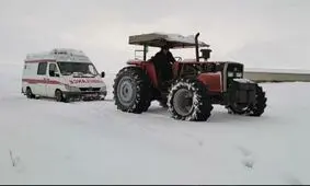 امداد رسانی به ۸ مادر باردار در کولاک و برف کردستان