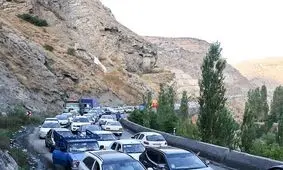 چالوس پرترافیک و هراز روان است

