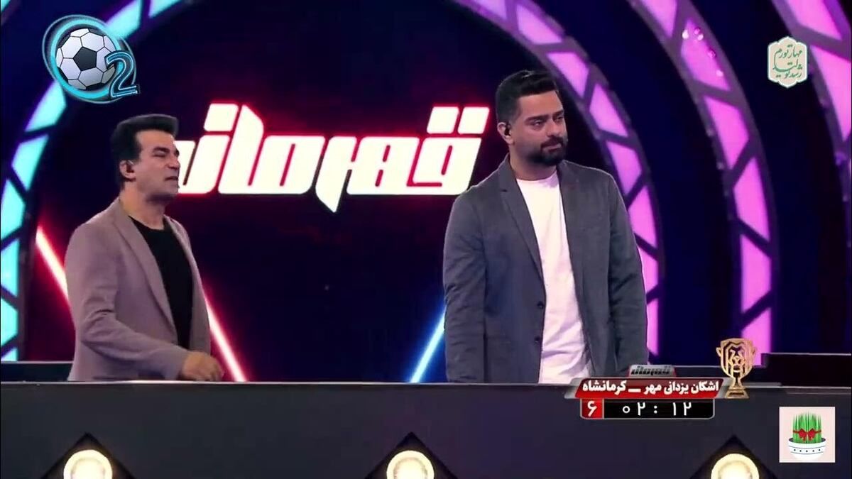 ترقه‌بازی بازیگر طنز معروف وسط برنامه تلویزیونی/ ویدئو