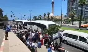 فرار شهرک نشینان صهیونیست از اراضی اشغالی/ ویدئو