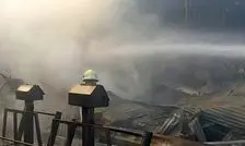 سقوط یک فروند بالگرد هوانیروز در دُرچه اصفهان/ شهادت خلبان، کمک خلبان و ۲ نفر از غرفه‌داران میدان میوه و تره‌بار/ ویدئو