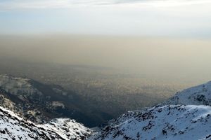 نمایی از آلودگی هوای تهران