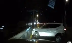 لحظه تصادف سنگین دو خودرو در اتوبان بابایی تهران/ ویدئو