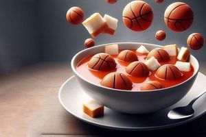 غذای عجیب و غریبی که هوش مصنوعی برای بسکتبالیست ها طراحی کرده است