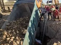 سقوط کامیون در گودال پنهان جاده مخصوص/ مرگ تلخ دو کارگر در آب‌انباری قدیمی