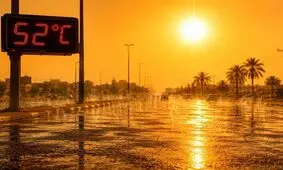 دمای بوشهر از ۵۰ درجه عبور می‌کند