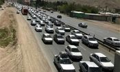تردد پرحجم در مبادی خروجی تهران