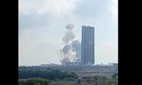 ساختمان موساد هدف حمله موشکی قرار گرفت/ ویدئو