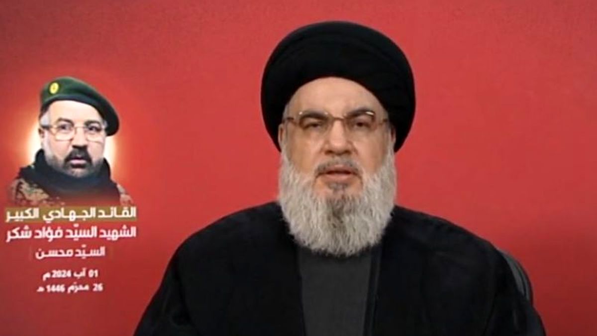 اشاره دبیرکل حزبالله لبنان به زندهبودن محمد الضیف/ ویدئو