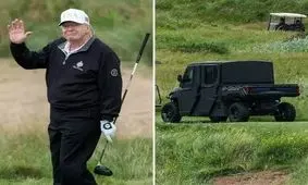 چهره عجیب خودروی زرهی جدید ترامپ