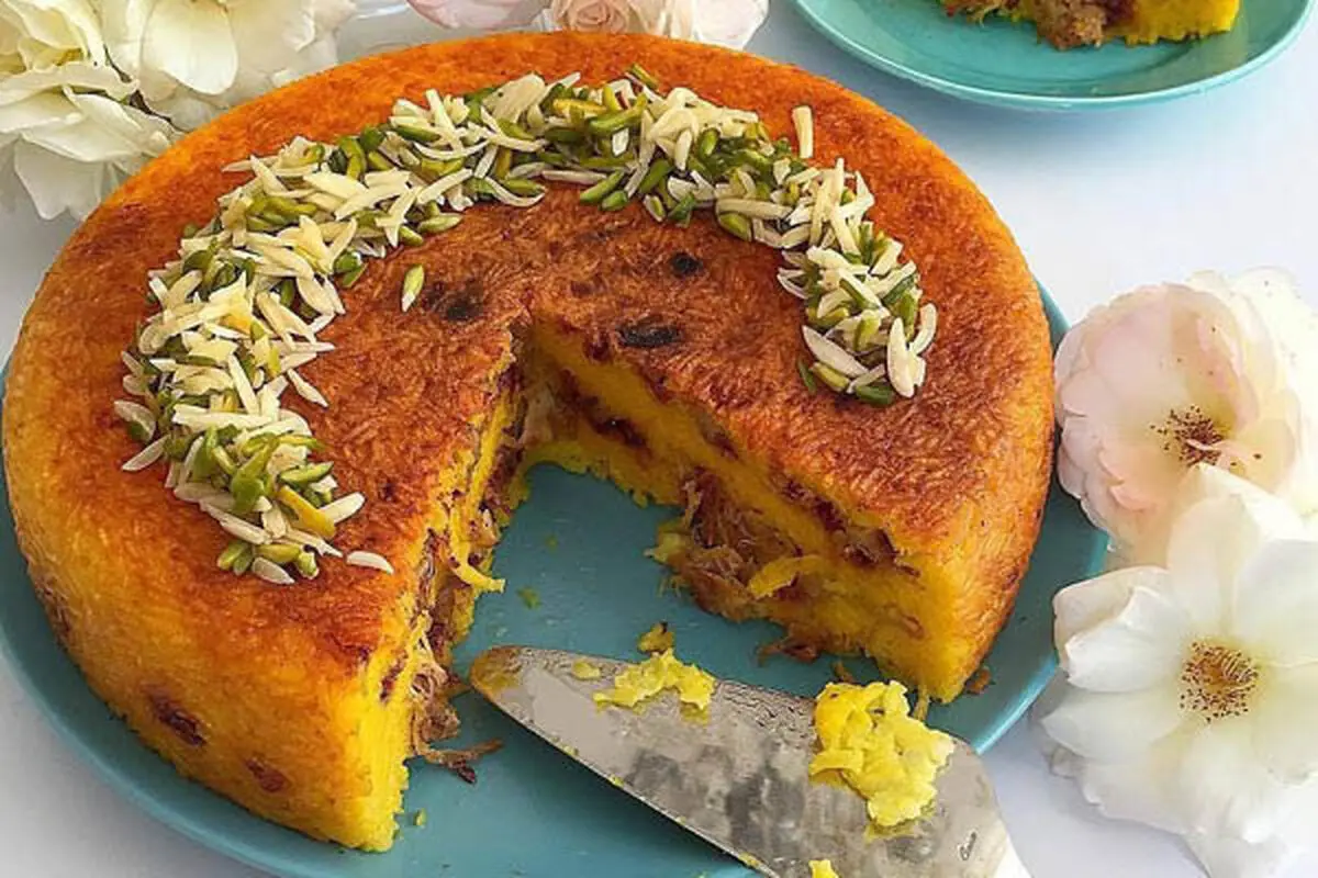 طرز تهیه ته چین هویج پلو