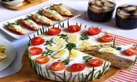 طرز تهیه الویه قالبی برای شب یلدا