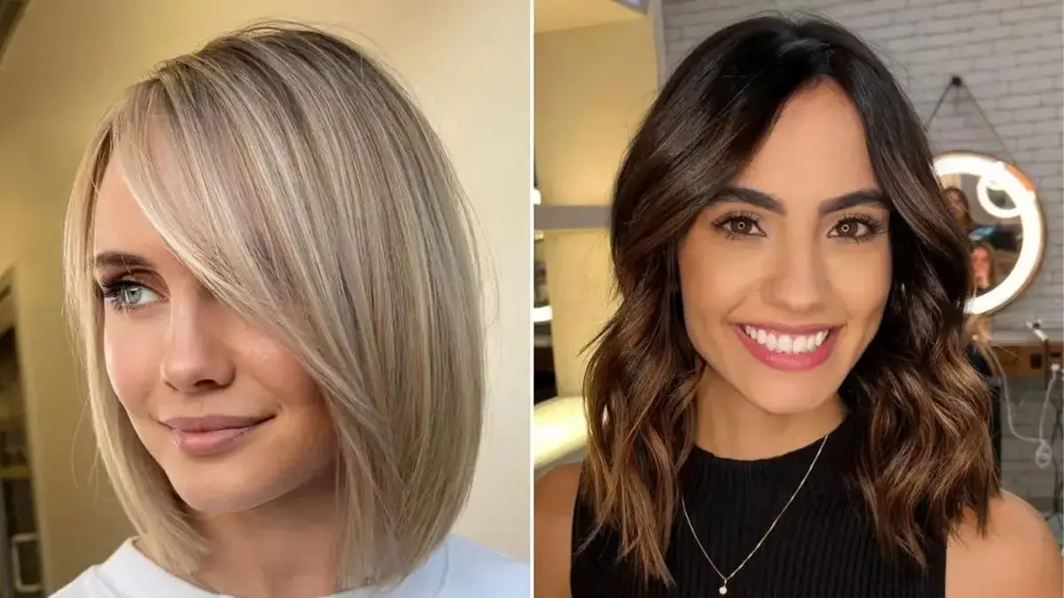 مدل مو مناسب برای زنانی که پیشانی بلند دارند/ تصاویر