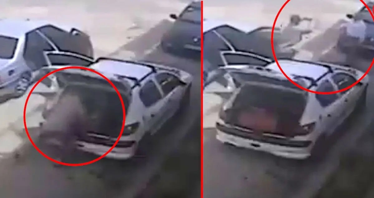 سرقت پژو 206 در روز روشن/ ویدئو