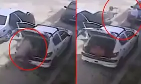 سرقت پژو 206 در روز روشن/ ویدئو