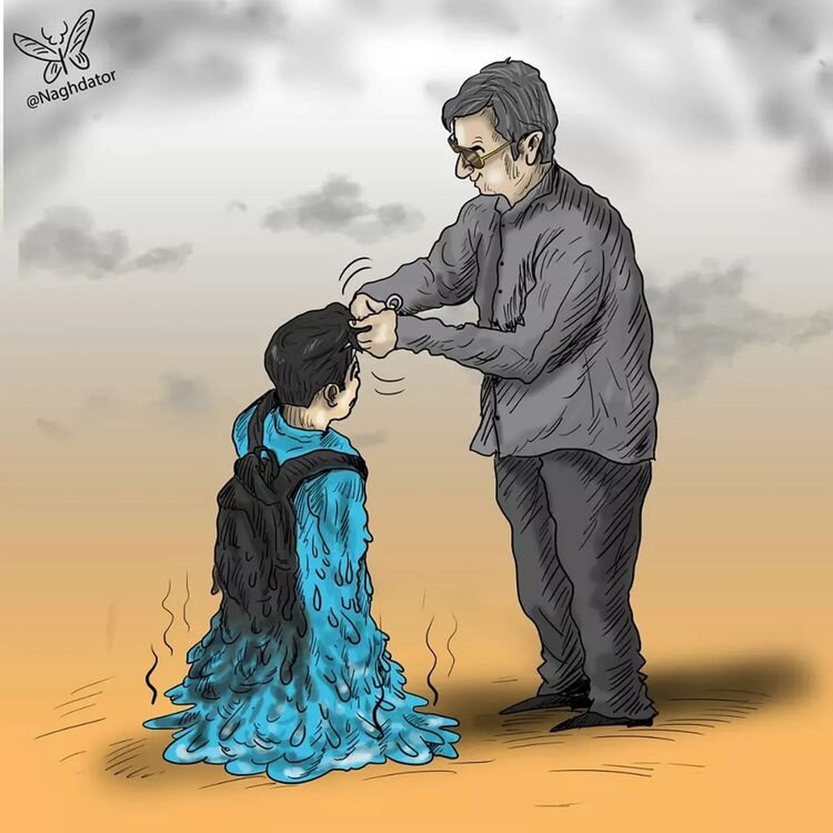 ببینید: دانش آموزانی که در مدارس آب میشوند!