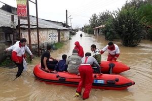 بالا آمدن رودخانه‌های رشت؛ ۱۰۰ خانه دچار آبگرفتگی شده‌اند

