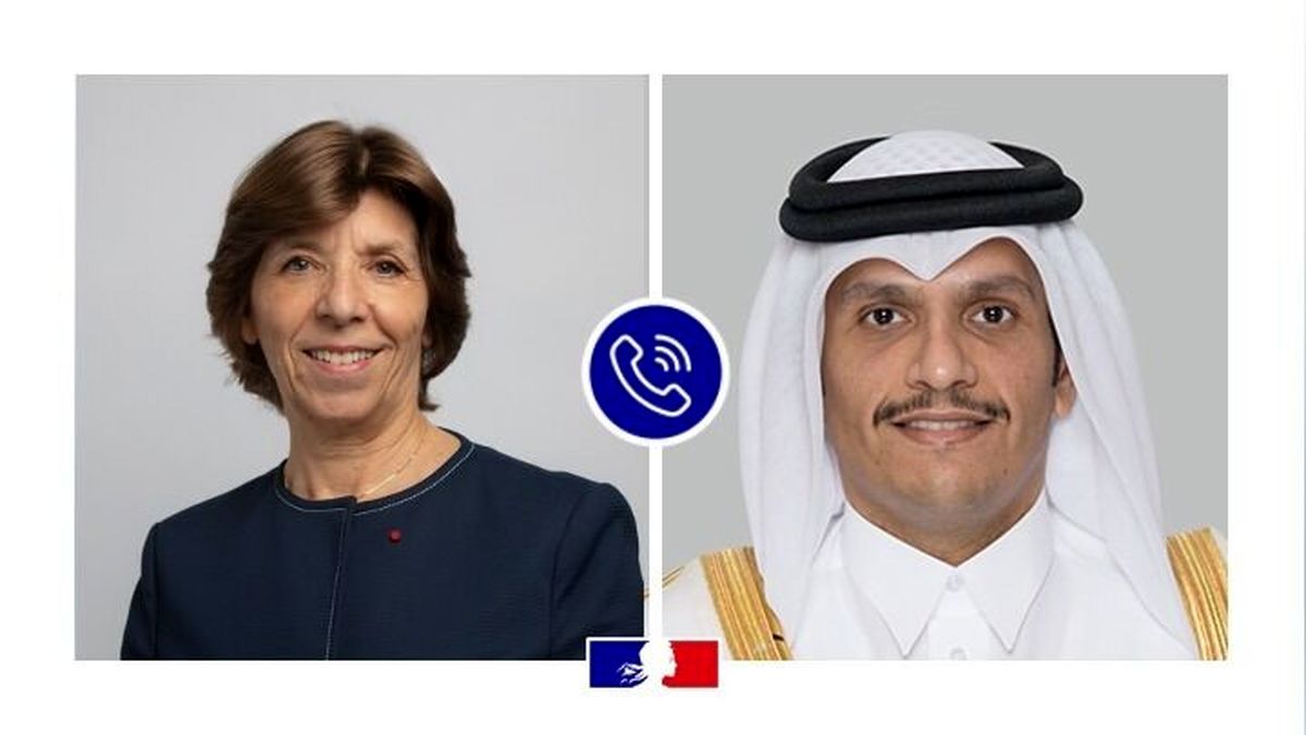 تأکید وزرای خارجه قطر و فرانسه بر اهمیت توافق برجام و گفت‌ وگوی منطقه‌ای با ایران

