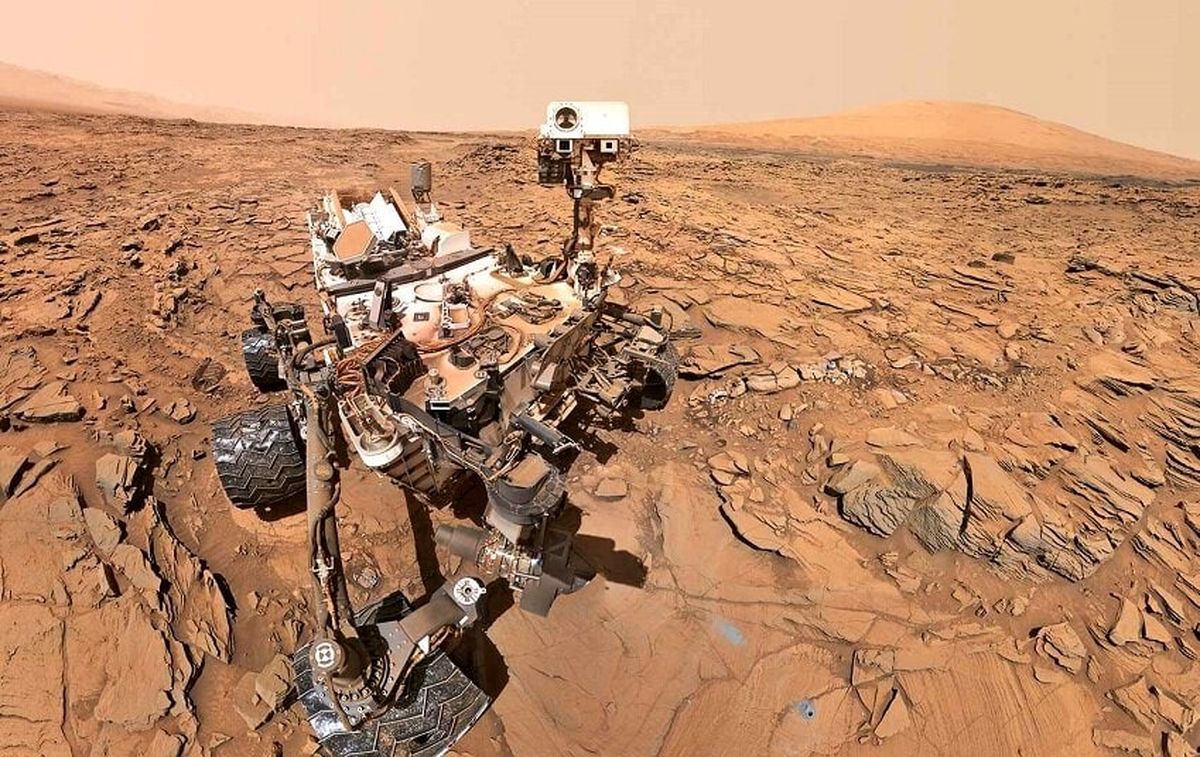 تصویر عجیبی که مریخ نورد کنجکاوی به زمین ارسال کرد