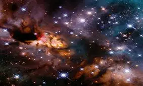 درخشش سحابی "میگو" در فضا