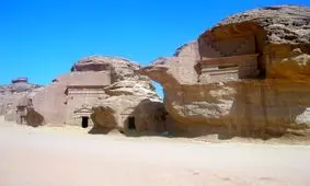 تصاویری از بقایای باستانی «حِجر»