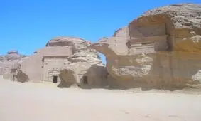 تصاویری از بقایای باستانی «حِجر»