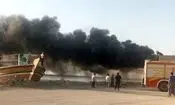 آتش‌سوزی در لنج‌های تجاری اسکله واعظی بندر دیر
