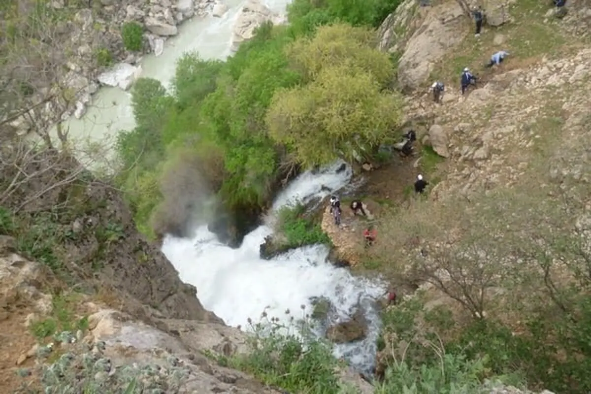 آبشار لندی دوباره حادثه آفرید