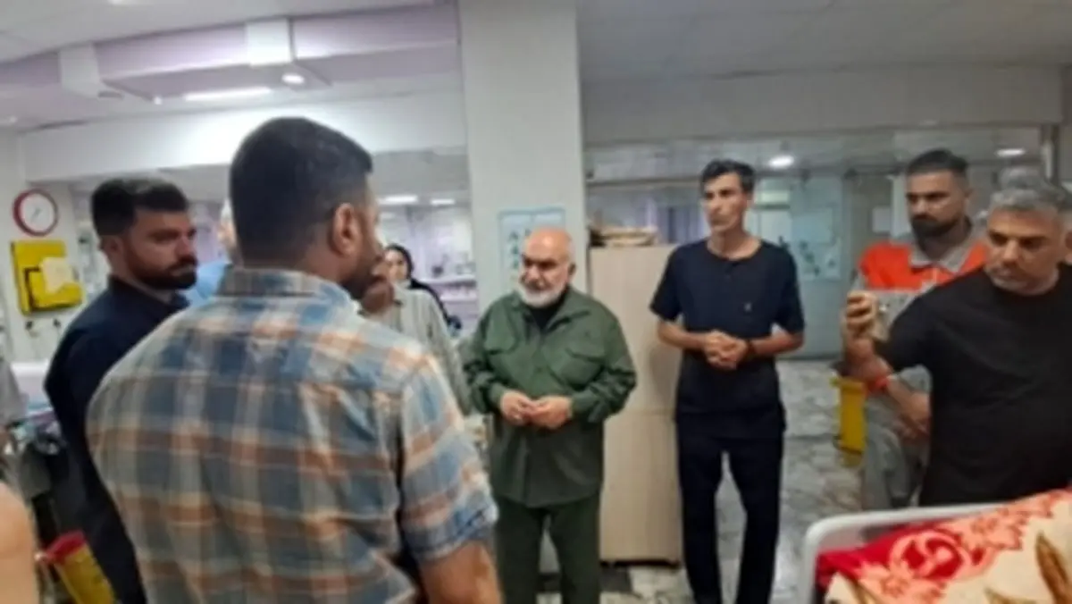 بازدید استاندار خوزستان از بیمارستان‌های بقایی یک و دو پس از حمله موشکی / انتقال بیماران در کوتاه‌ترین زمان انجام شد