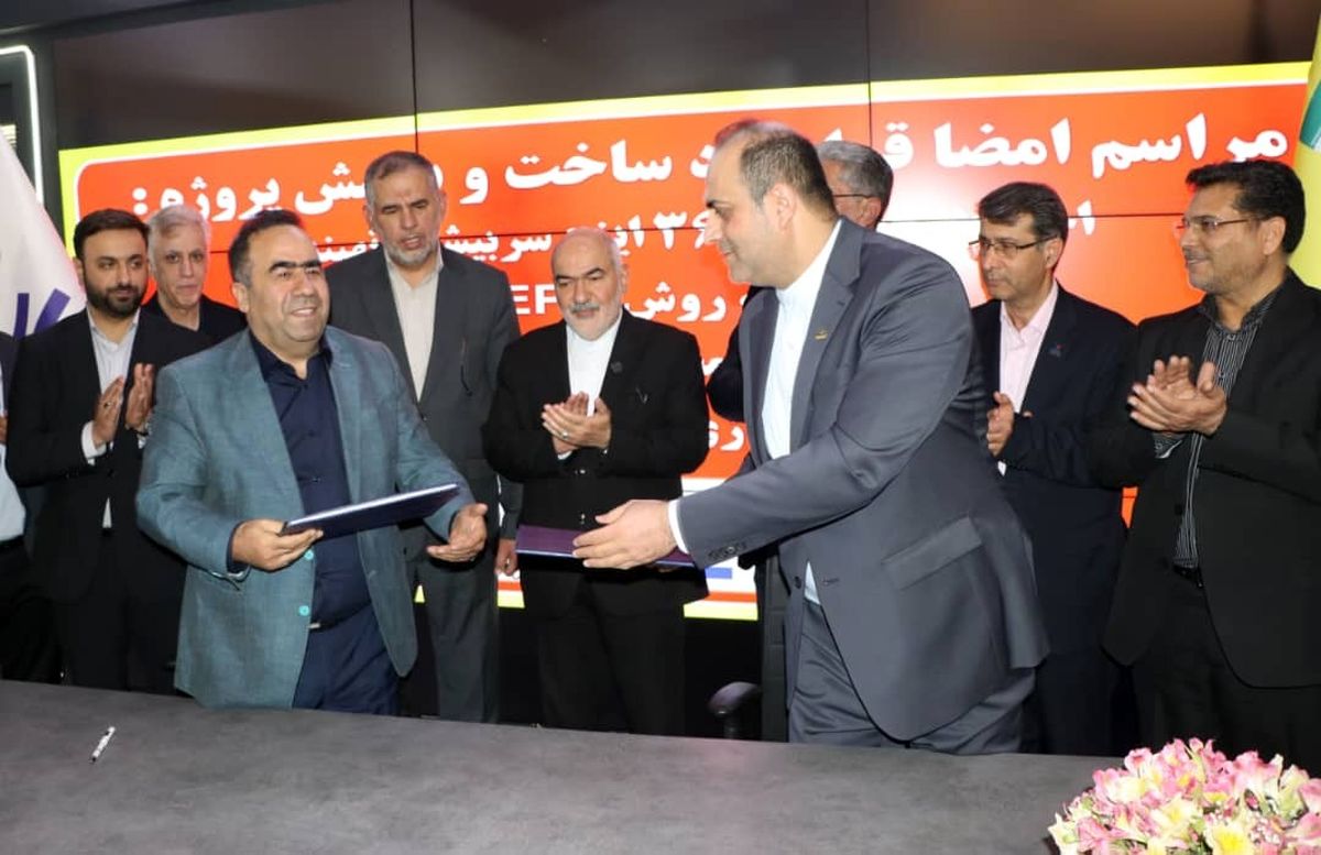  امضای قرارداد ساخت و پوشش خط لوله ۳۶ اینچ سربیشه – نهبندان توسط لوله سازی اهواز 
