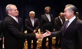 دیدار وزیر خارجه چین با رئیس‌جمهور ایران در نیویورک 
