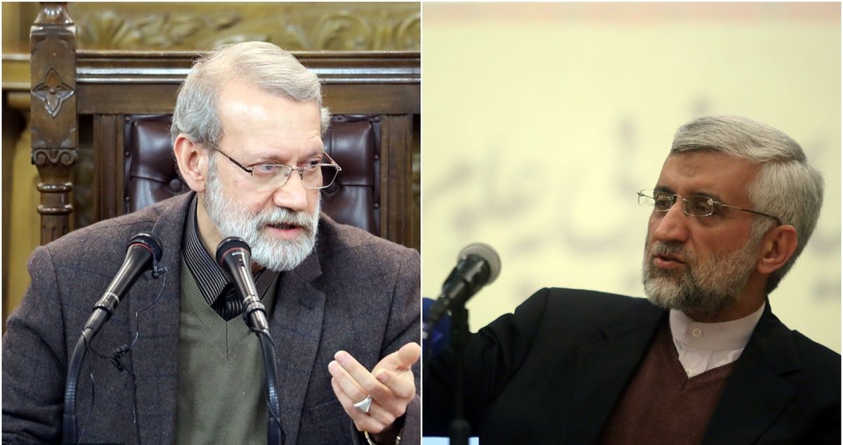 جدال توئیتری جلیلی و لاریجانی