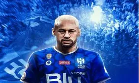 نیمار و دخترش در جشن قهرمانی الهلال عربستان / عکس