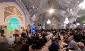 مراسم دومین سالگرد شهادت شهدای خدمت در مشهد برگزار شد