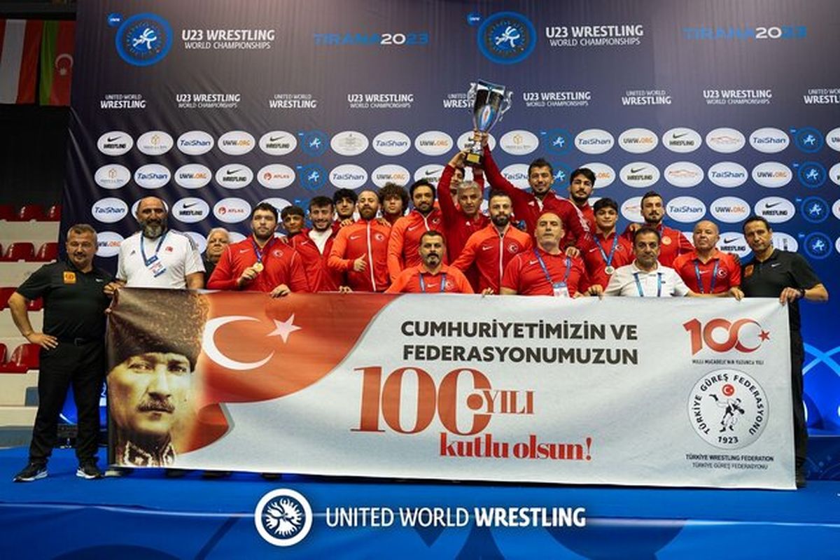 قهرمانی ترکیه در کشتی فرنگی امیدهای جهان در غیاب ایران/ کولاک روسیه با ۶ طلا و ۲ برنز


