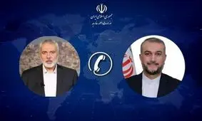 گفت و گوی تلفنی امیر عبداللهیان و هنیه در مورد آخرین تحولات غزه