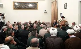 دیدار جمعی از فرماندهان نیروهای مسلح با فرمانده معظم کل قوا

