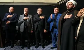 عراقچی در حسینیه امام خمینی؛ حضور دیپلمات ارشد در دومین شب فاطمیه