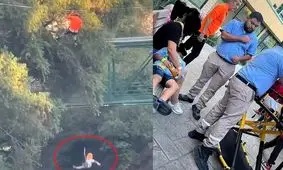  سقوط وحشتناک یک کودک از زیپ لاین