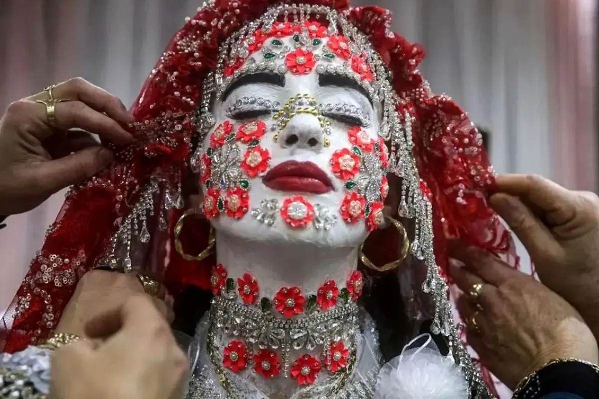 آرایش عروس های مسلمان در بلغارستان/عکس